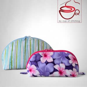 Dumpling zipper pouches Sewing Pattern