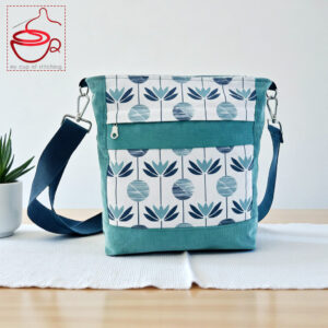 Lotus Crossbody Bag - Sewing tutorial, shoulder bag, PDF file, beginner friendly
