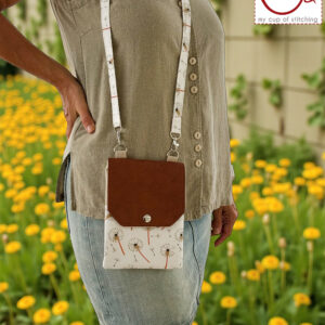 Snap Flap Crossbody Bag Sewing Tutorial – Beginner Friendly
